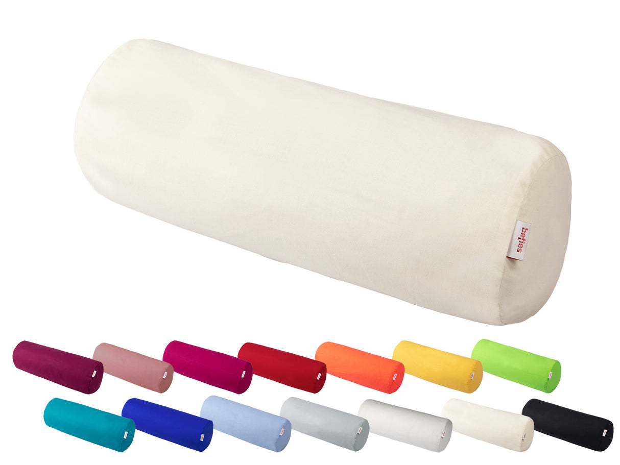 Nackenrollen Bezug ca. 15x40 cm 100% Baumwolle beties "Basic"