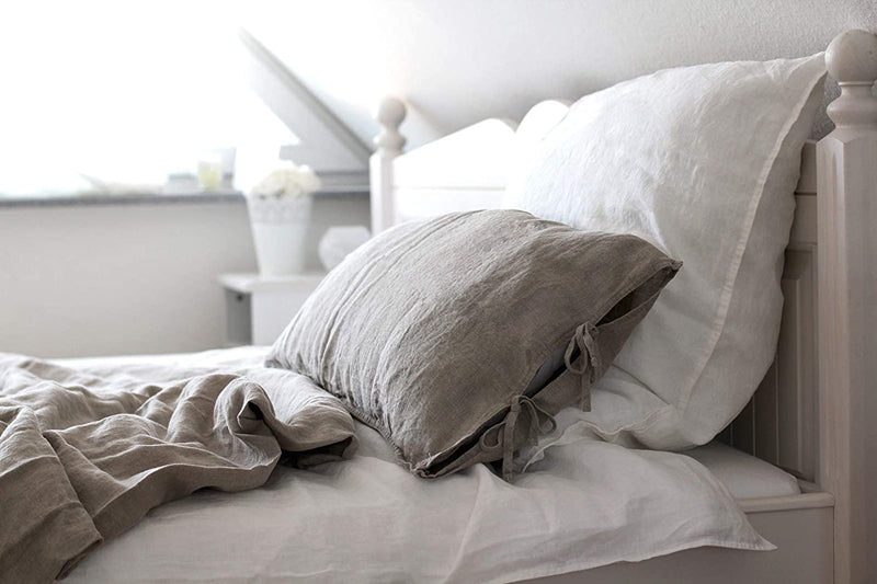 Fitted sheet approx. 90x200 cm 100% linen beties "Linen"