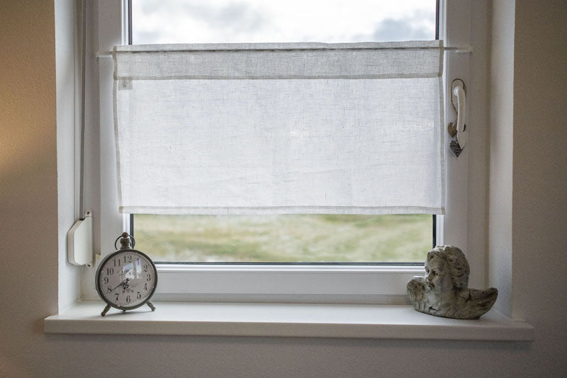 Cafe curtain approx. 85x45 cm 100% linen beties "Linen"