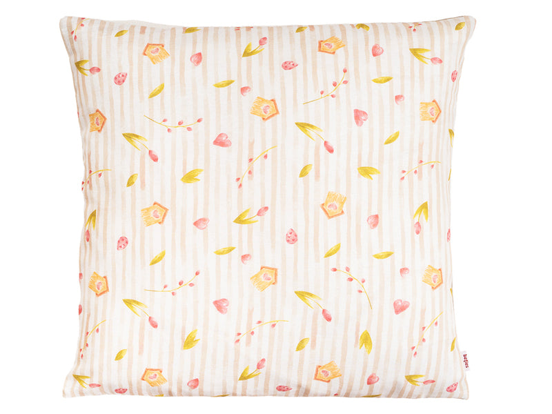 Cushion cover approx. 50x50 cm birdhouse beties "Peep"