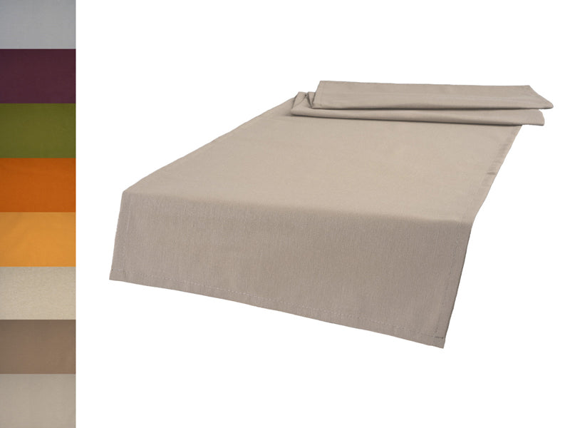 Table runner approx. 40x130 cm, the ideal plain-colored companion, beties "desired color"