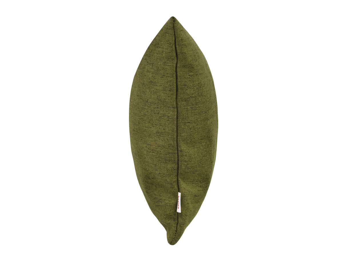 beties Wunschton Kissenhülle Organic Grün 40x60 cm – Seitenansicht