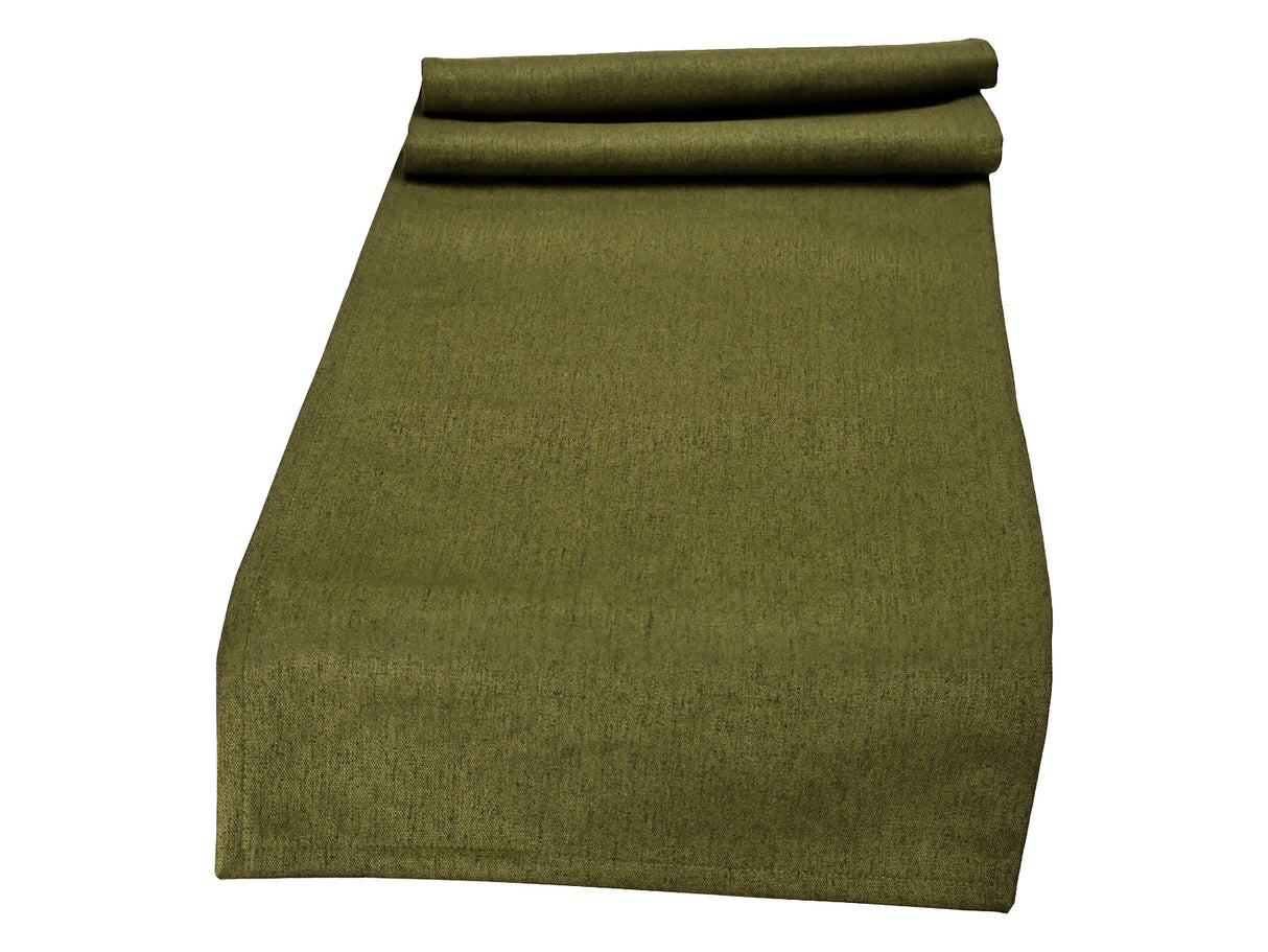 beties Wunschton XL-Tischläufer Organic Grün 40x220 cm – Vorderansicht