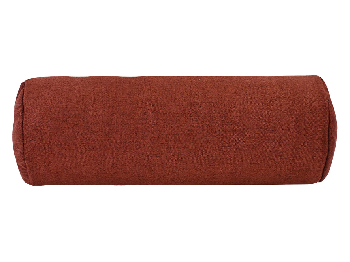 beties Wunschton Nackenrolle Rusty Bordeaux 15x40 cm – vorderansicht