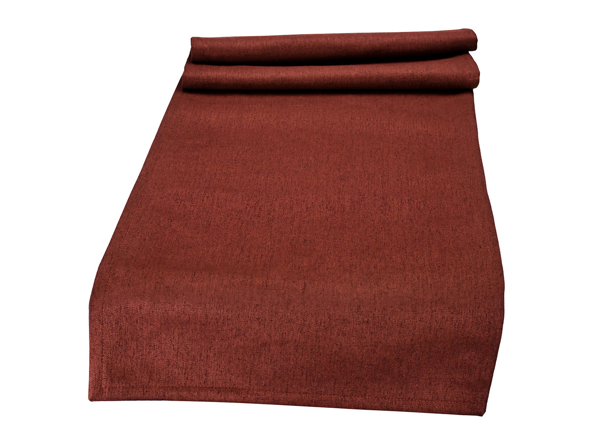 beties Wunschton Tischläufer Rusty Bordeaux 40x130 cm – Vorderansicht