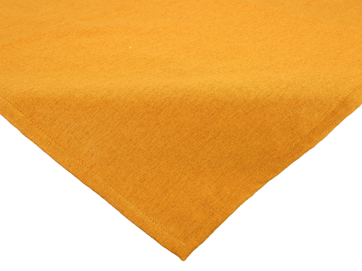 beties Wunschton Mitteldecke safrangelb 80x80 cm – Möbelstoff, Vorderansicht
