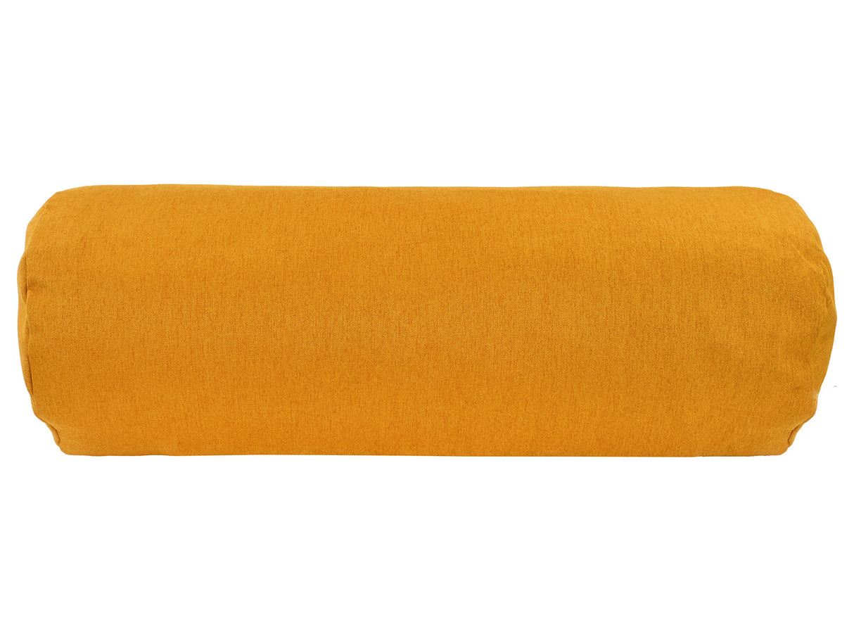 beties Wunschton XL-Rollenhülle safrangelb 25x70 cm – Möbelstoff, Vorderansicht