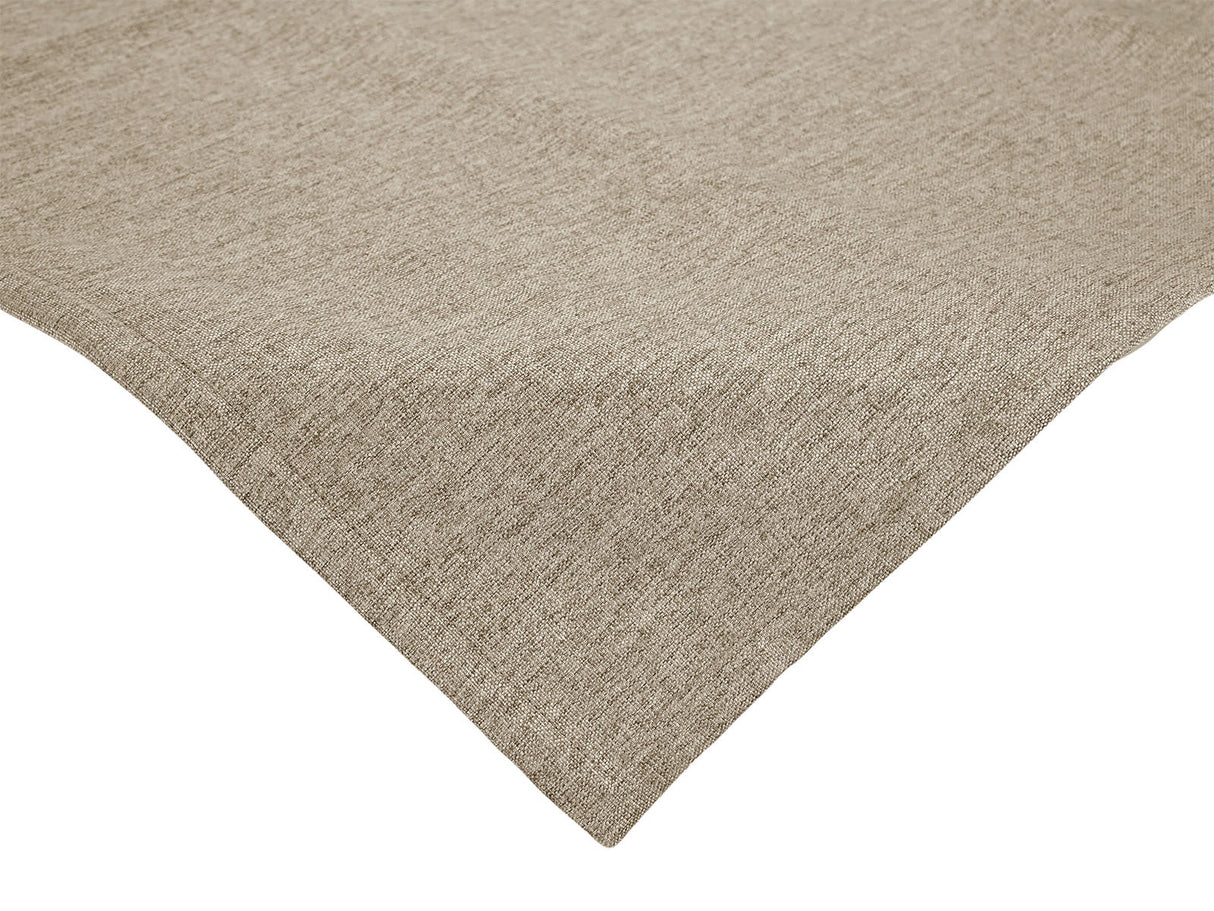 beties Wunschton XS Mitteldecke 60x60 cm Taupe Braun – Vorderansicht, melierter Möbelstoff