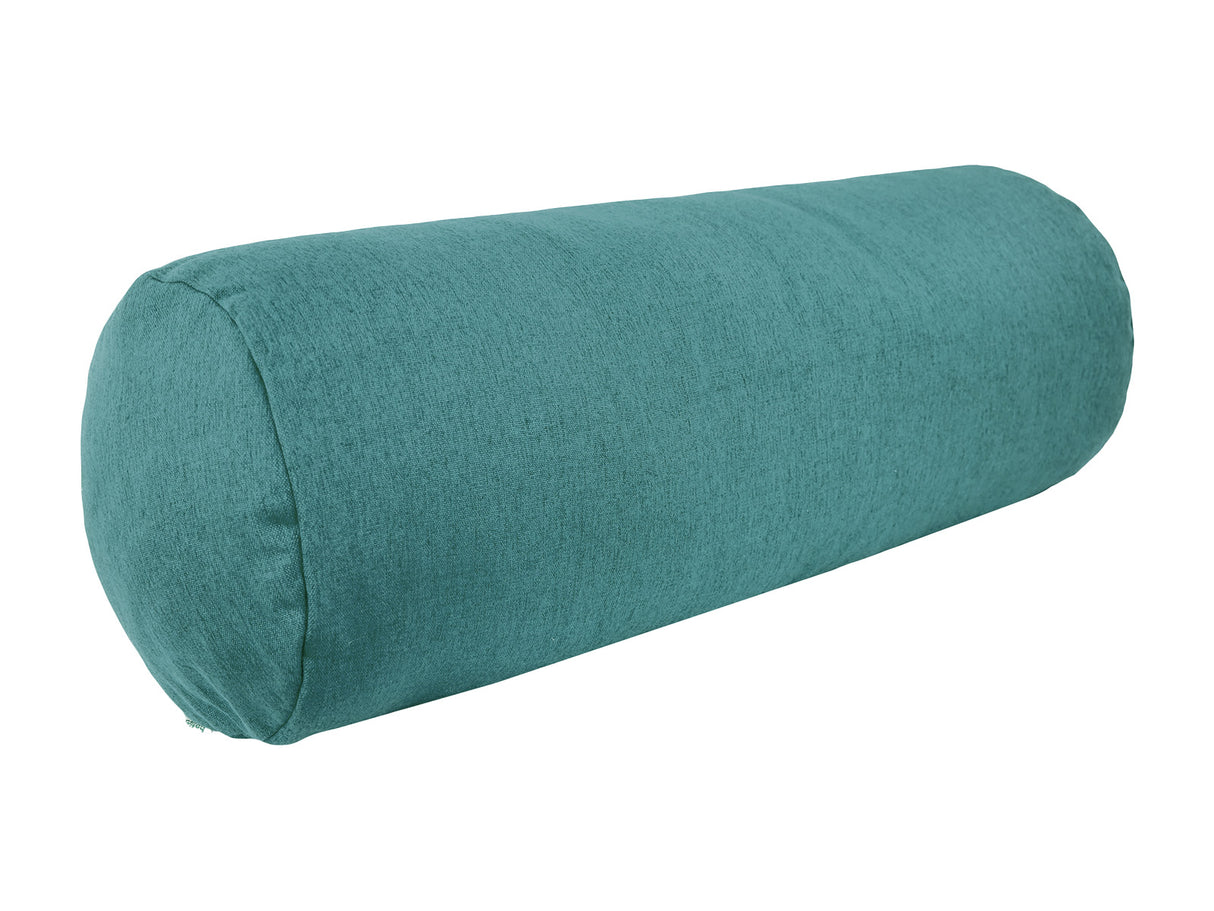 beties Wunschton XL Rollenhülle 25x70 cm Teal Petrol – Schrägansicht, melierter Möbelstoff