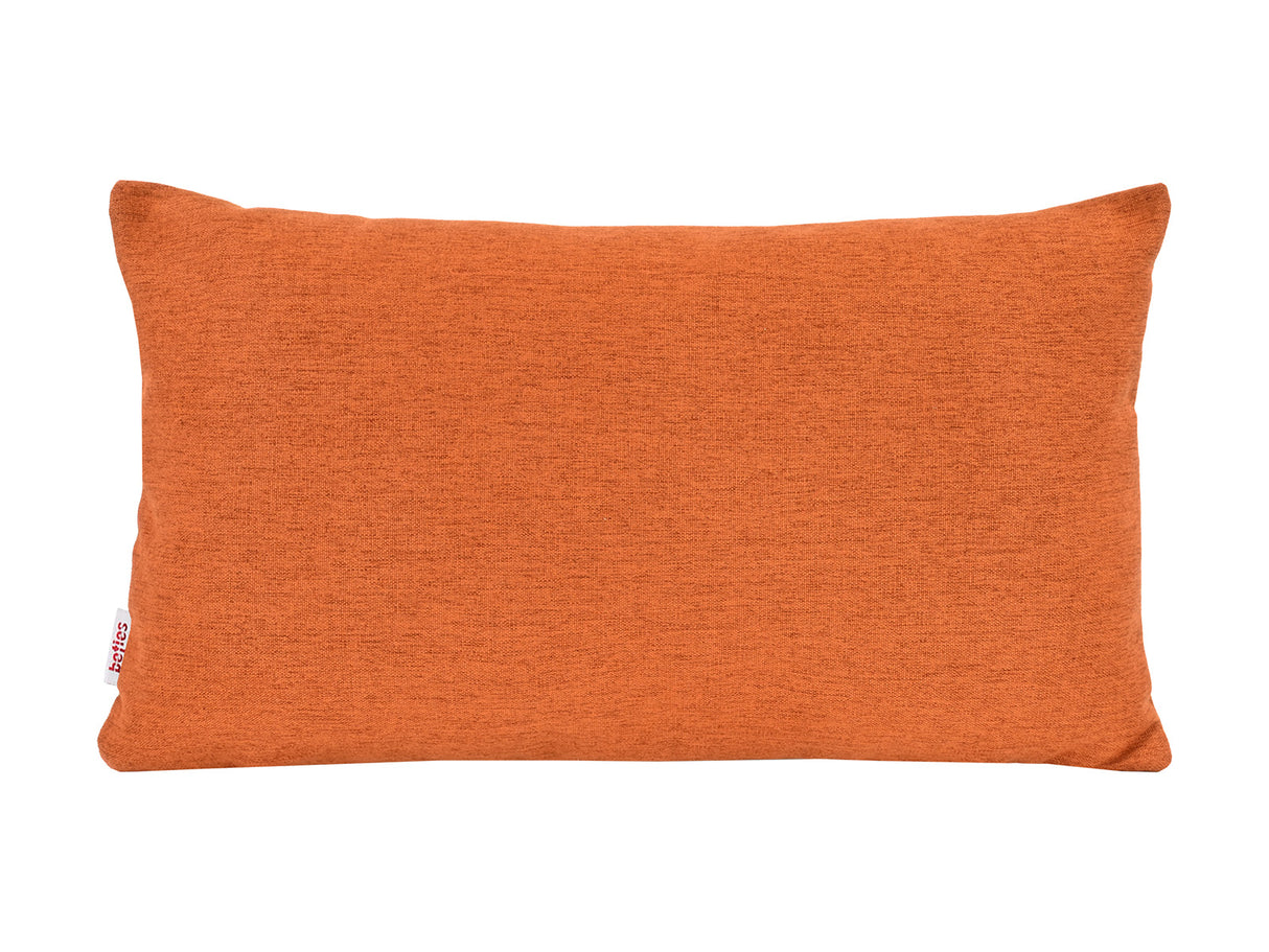 beties Wunschton Kissenhülle 30x50 cm Terracotta Orange – vorderansicht, melierter Möbelstoff