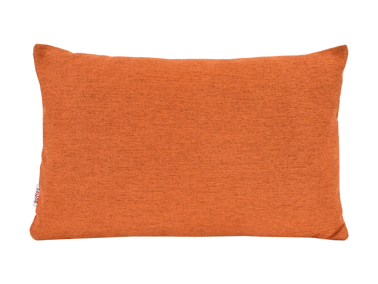 beties Wunschton Kissenhülle 40x60 cm Terracotta Orange – vorderansicht, melierter Möbelstoff