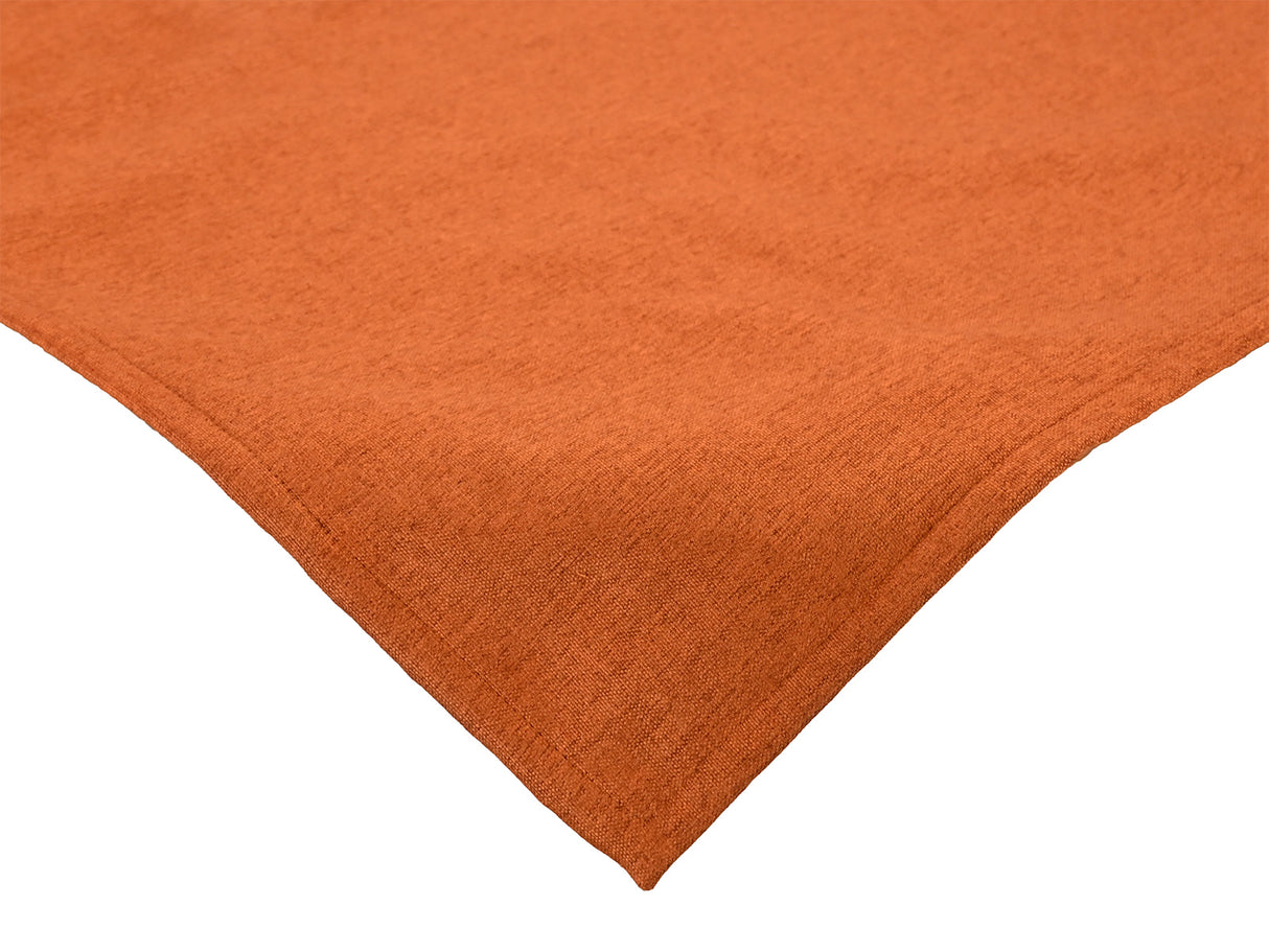 beties Wunschton XS Mitteldecke 60x60 cm Terracotta Orange – Vorderansicht, melierter Möbelstoff