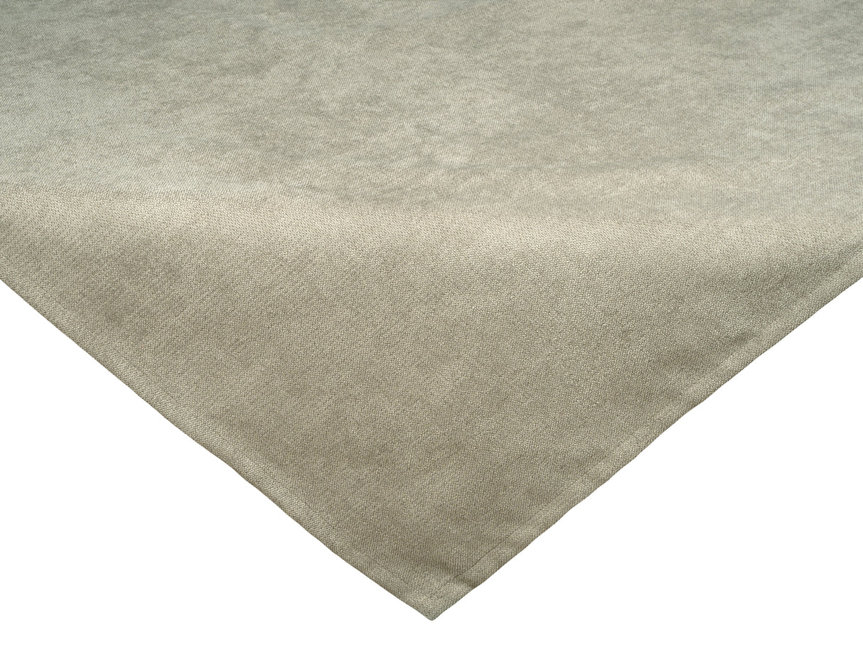 XS Mitteldecke 60x60 cm greig-taupe Chenille-Haptik beties „FarbTon"