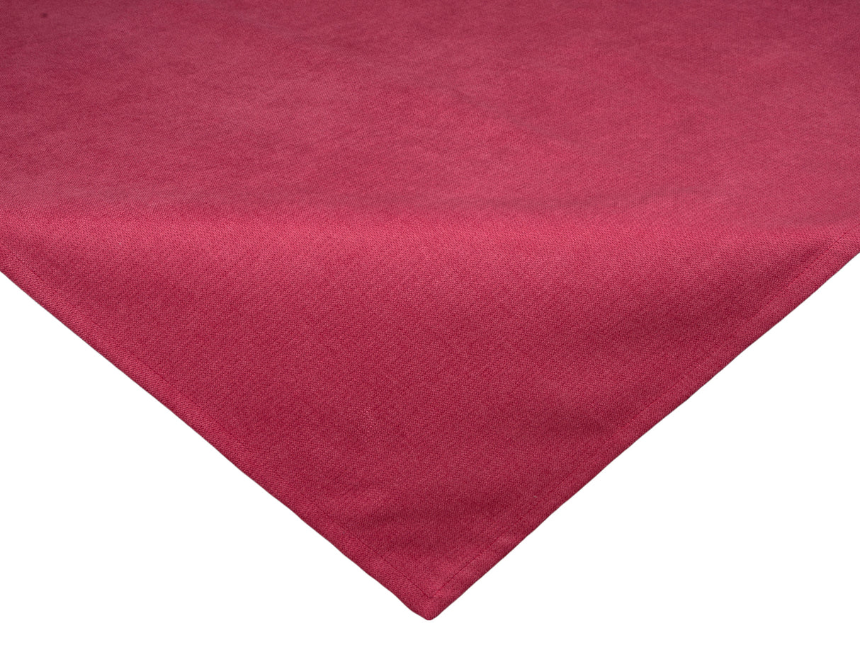 XS Mitteldecke 60x60 cm himbeer-rot Chenille-Haptik beties „FarbTon"