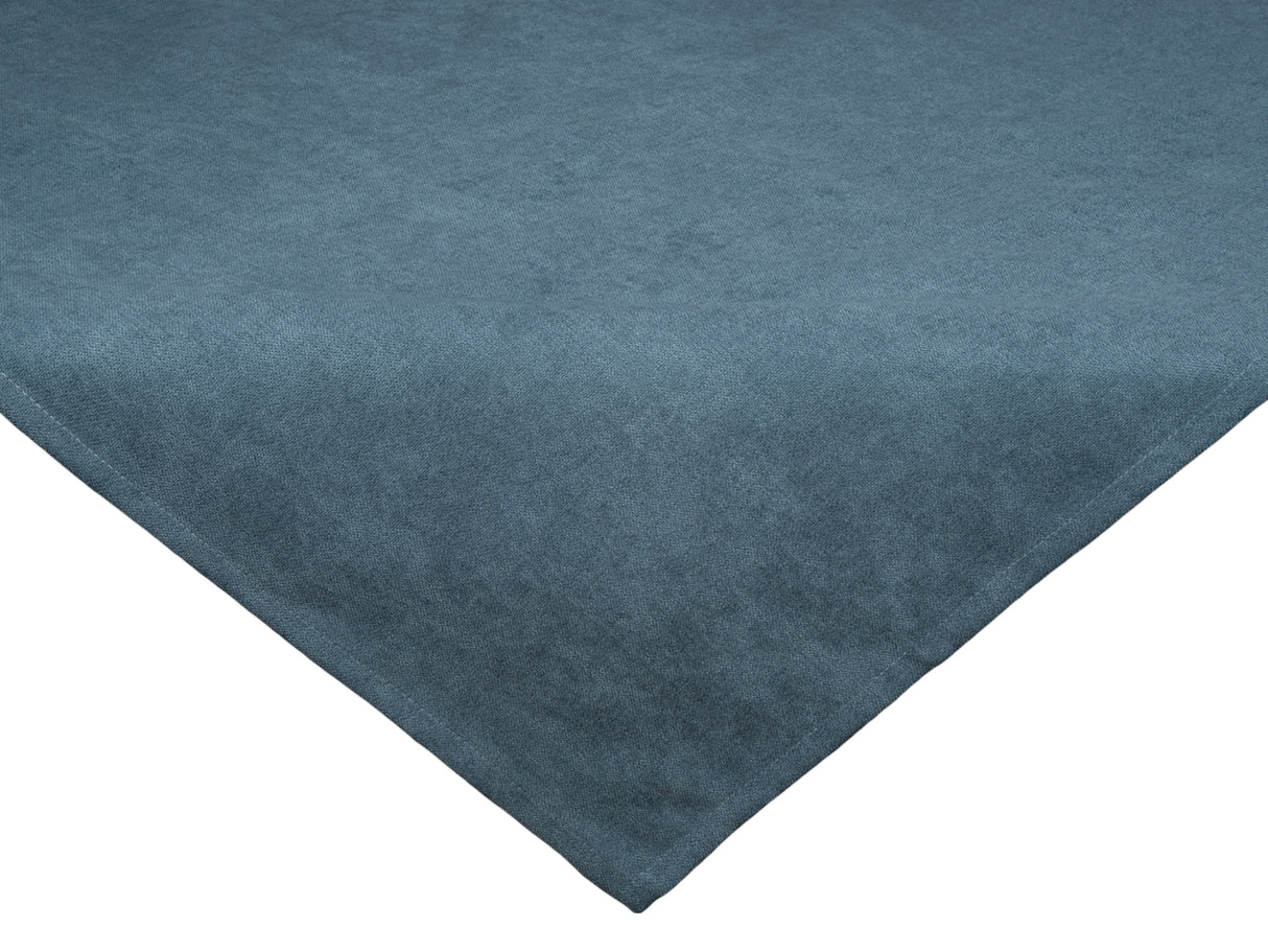 XS Mitteldecke 60x60 cm nordlicht-blau Chenille-Haptik beties „FarbTon"
