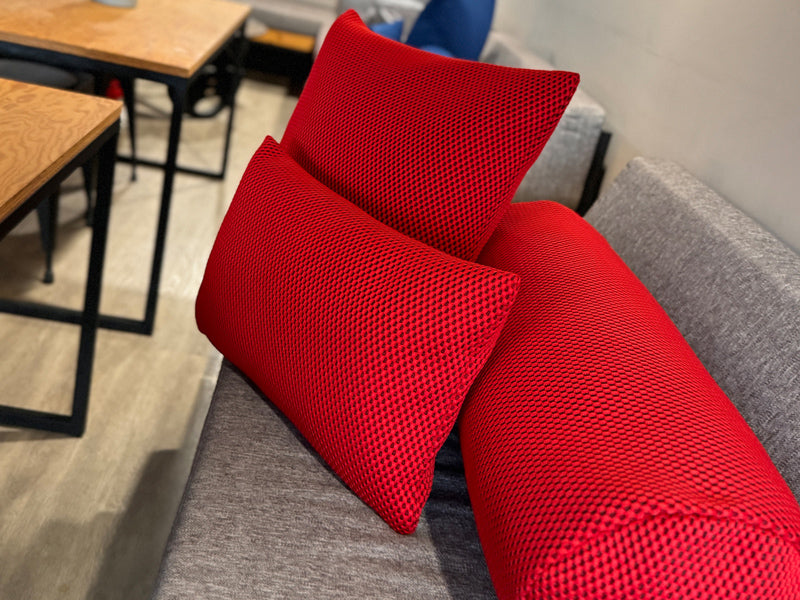 Cushion cover approx. 50x50 cm 3D honeycomb structure beties "Rhythm"