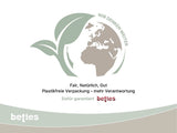 Logo, fair und bewusst verpackt, das garantiert beties.