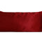 Karmin-roter Glanz Satin Kissenbezug ca. 40x80 cm anschmiegsam & edel von beties.