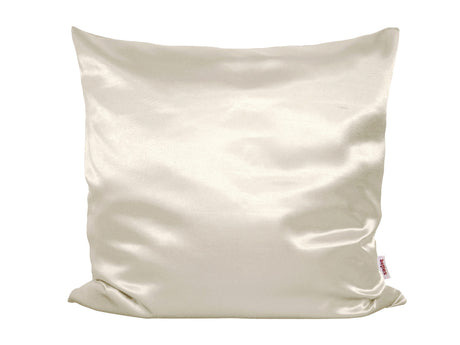 Champagner-Farbener Glanz Satin Kissenbezug ca. 80x80 cm anschmiegsam & edel von beties.
