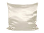 Champagner-Farbener Glanz Satin Kissenbezug ca. 80x80 cm anschmiegsam & edel von beties.