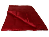 Karmin-roter Glanz Satin Bettbezug ca. 155x220 cm anschmiegsam & edel von beties.