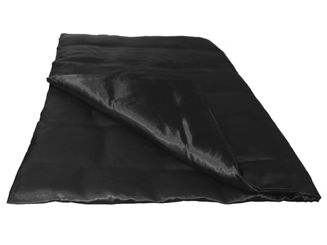 Schwarzer Glanz Satin Bettbezug ca. 135x200 cm anschmiegsam & edel von beties.
