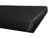 Spannbetttuch ca. 140x200 cm schwarz Glanz Satin anschmiegsam & edel beties