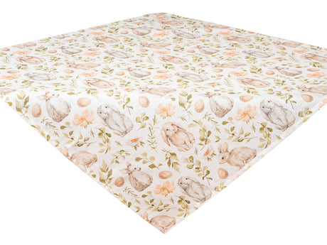 Mitteldecke ca. 80x80 cm Häschen-Motiv beties "Hoppel"