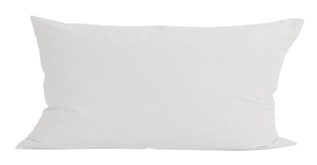 Kissenbezug ca. 40x80 cm weiß 100% Baumwolle beties "Basic"