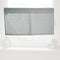 Scheibengardine ca. 85x45 cm stein-grau 100% Leinen beties "Leinen"