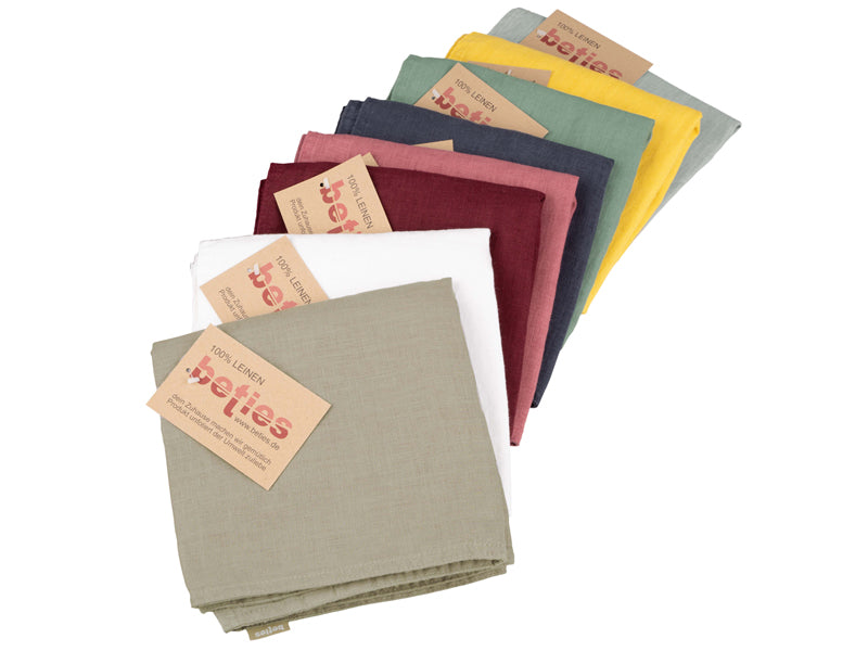 Fitted sheet approx. 90x200 cm 100% linen beties "Linen"