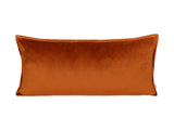Kissenhülle ca. 30x70 cm rost-orange beties "Samt&Sonders"