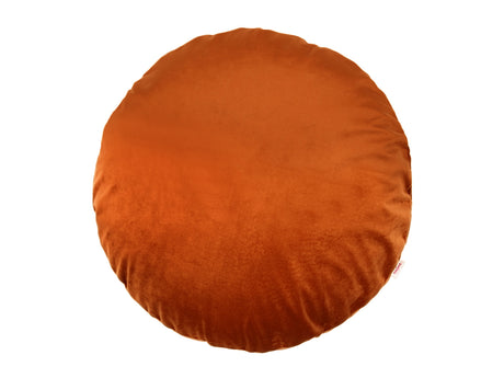 Kissenhülle rund ca. 60 cm Ø rost-orange beties "Samt&Sonders"