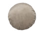 Kissenhülle rund ca. 50 cm Ø taupe beties "Samt&Sonders"