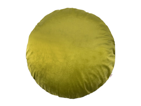 Kissenhülle rund ca. 80 cm Ø mai-grün beties "Samt&Sonders"