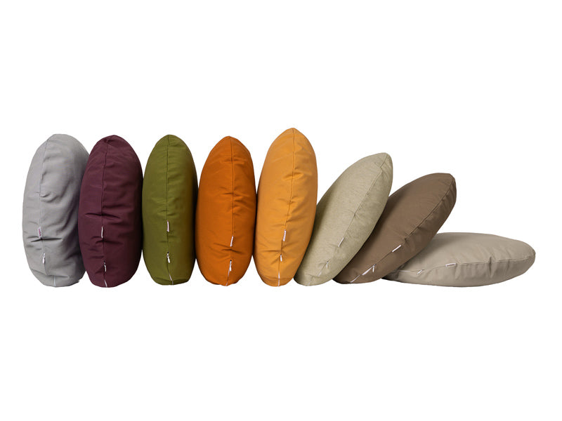Round cushion cover approx. 50 cm Ø, the ideal companion to your chosen color