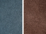 Dekokissen-Set 4-teilig mit Füllung – Chenille in Braun und Blau | beties Chenille Harmonie