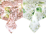 Tischdecke aus 100% Baumwolle - romantische Tischdekoration Hortensie beties "Landlust"