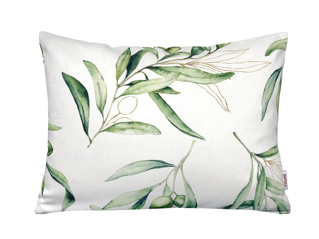 Mediterranean cushion cover approx. 25x35 cm made of 100% cotton - Olive design from the beties "Italy Collection"