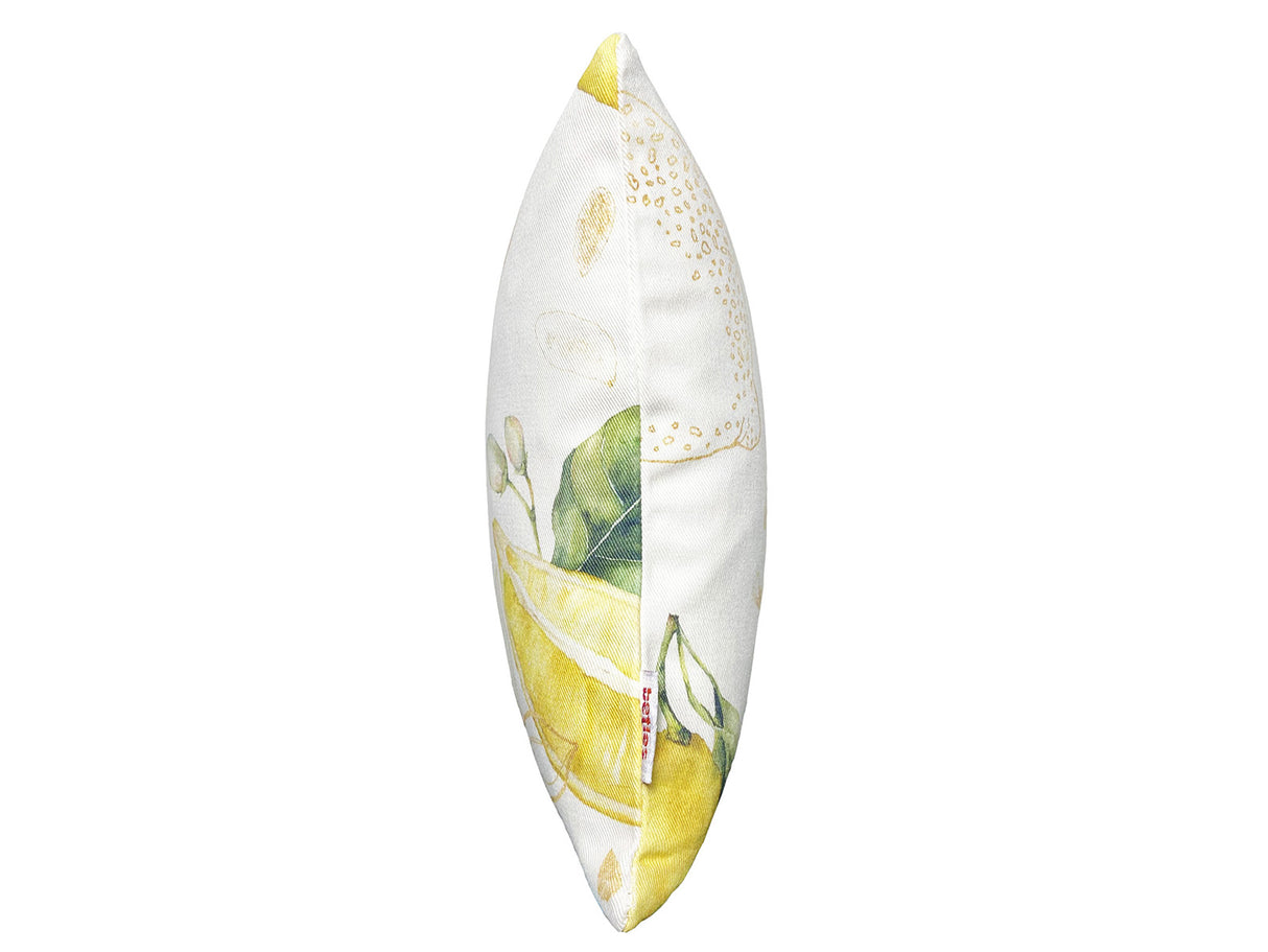 High-quality cushion cover approx. 25x35 cm made of 100% cotton – lemon design from the beties "Italy Collection"