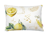High-quality cushion cover approx. 25x35 cm made of 100% cotton – lemon design from the beties "Italy Collection"