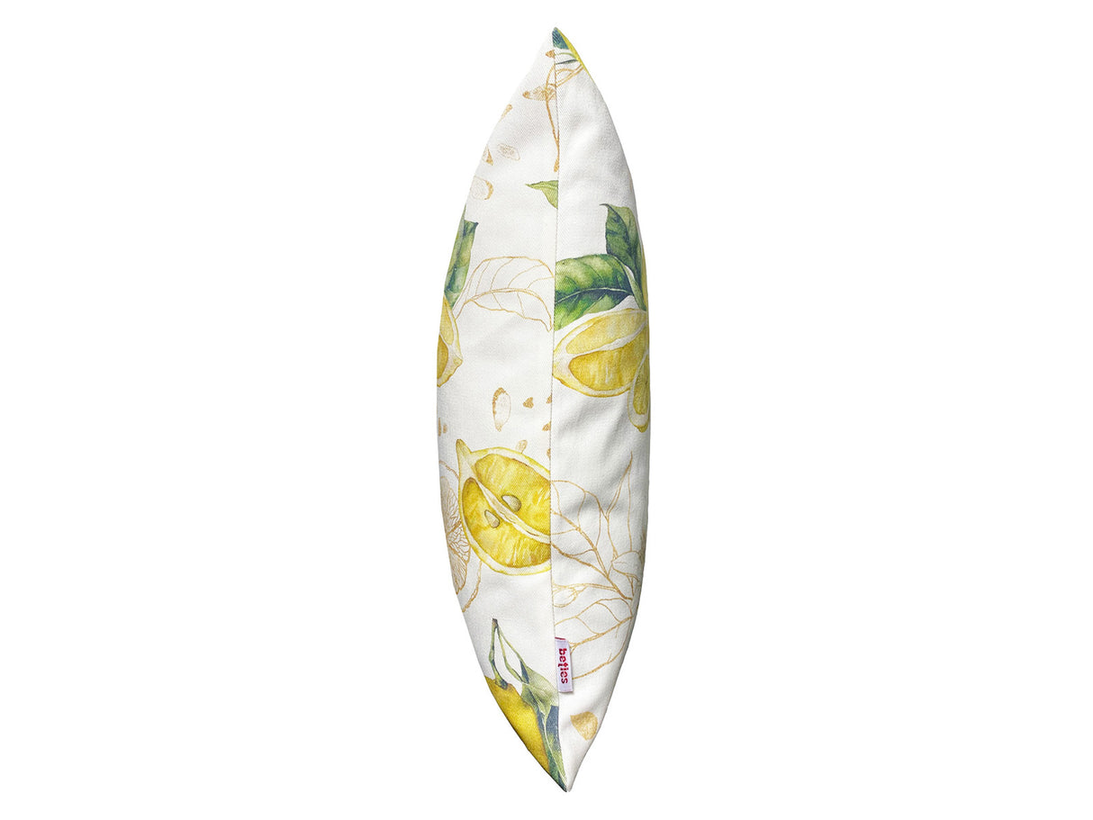 High-quality cushion cover approx. 40x40 cm made of 100% cotton – lemon design from the beties "Italy Collection"