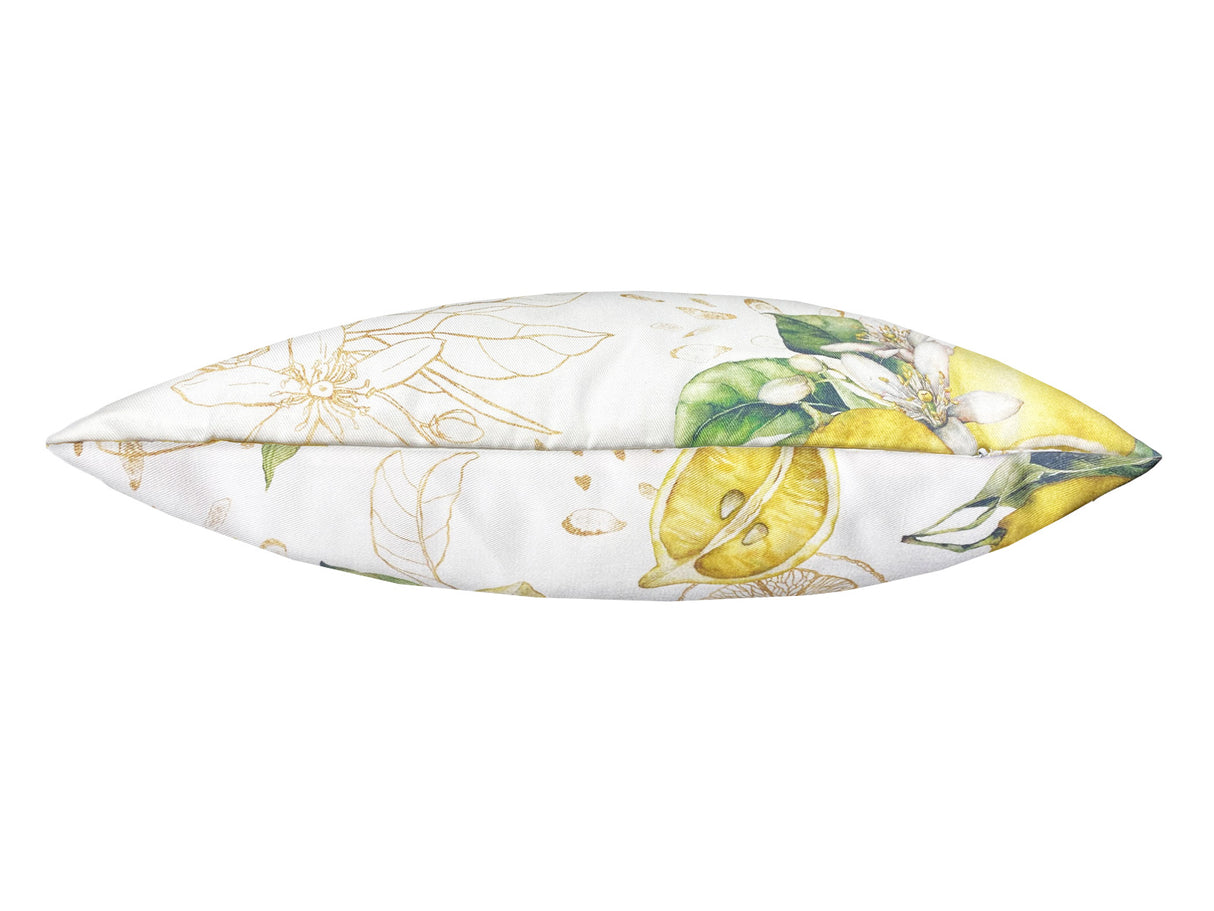 High-quality cushion cover approx. 40x40 cm made of 100% cotton – lemon design from the beties "Italy Collection"