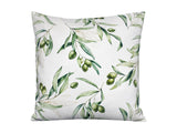Mediterranean cushion cover approx. 50x50 cm made of 100% cotton - Olive design from the beties "Italy Collection"