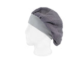  beties Musselin Bonnet Haarhaube Basalt Grau – Seitenansicht, 100% Bio-Baumwolle Musselin 
