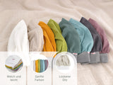  beties Musselin Bonnet Haarhaube – Produktdetails: 100% Bio-Baumwolle, Musselin, hautfreundlich 