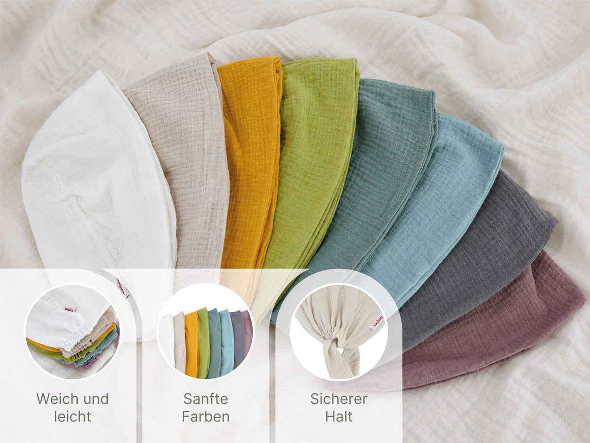  beties Musselin Schlafmütze OP-Haube – Produktinformationen & Details – 100% Musselin 