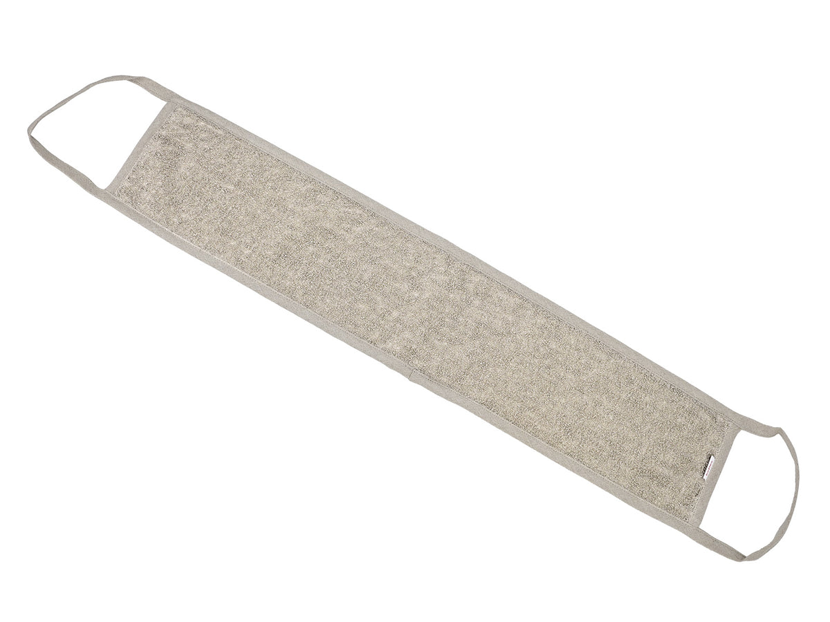 Leinen-Rückenwaschband 15x70 cm – Peeling-Frottee | SAVU