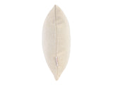  beties Wunschton Kissenhülle 25x35 cm Macciato Beige – Seitenansicht, melierter Möbelstoff 