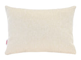  beties Wunschton Kissenhülle 25x35 cm Macciato Beige – Vorderansicht, melierter Möbelstoff Dekokissen 